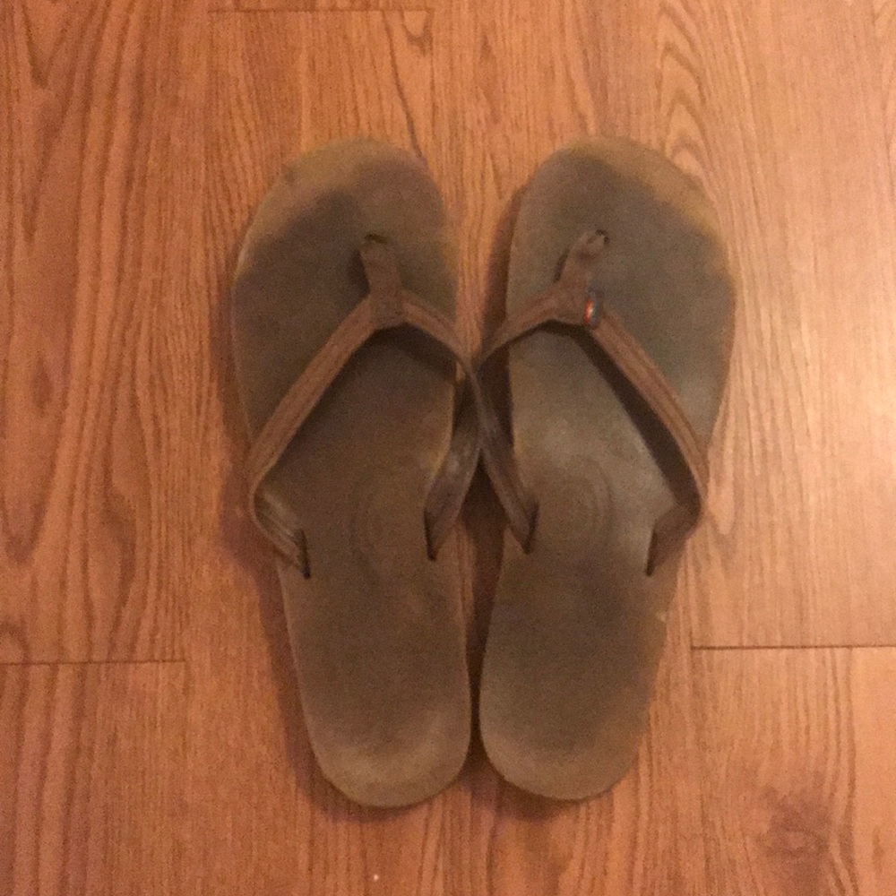 Rainbow Leather Sandals
